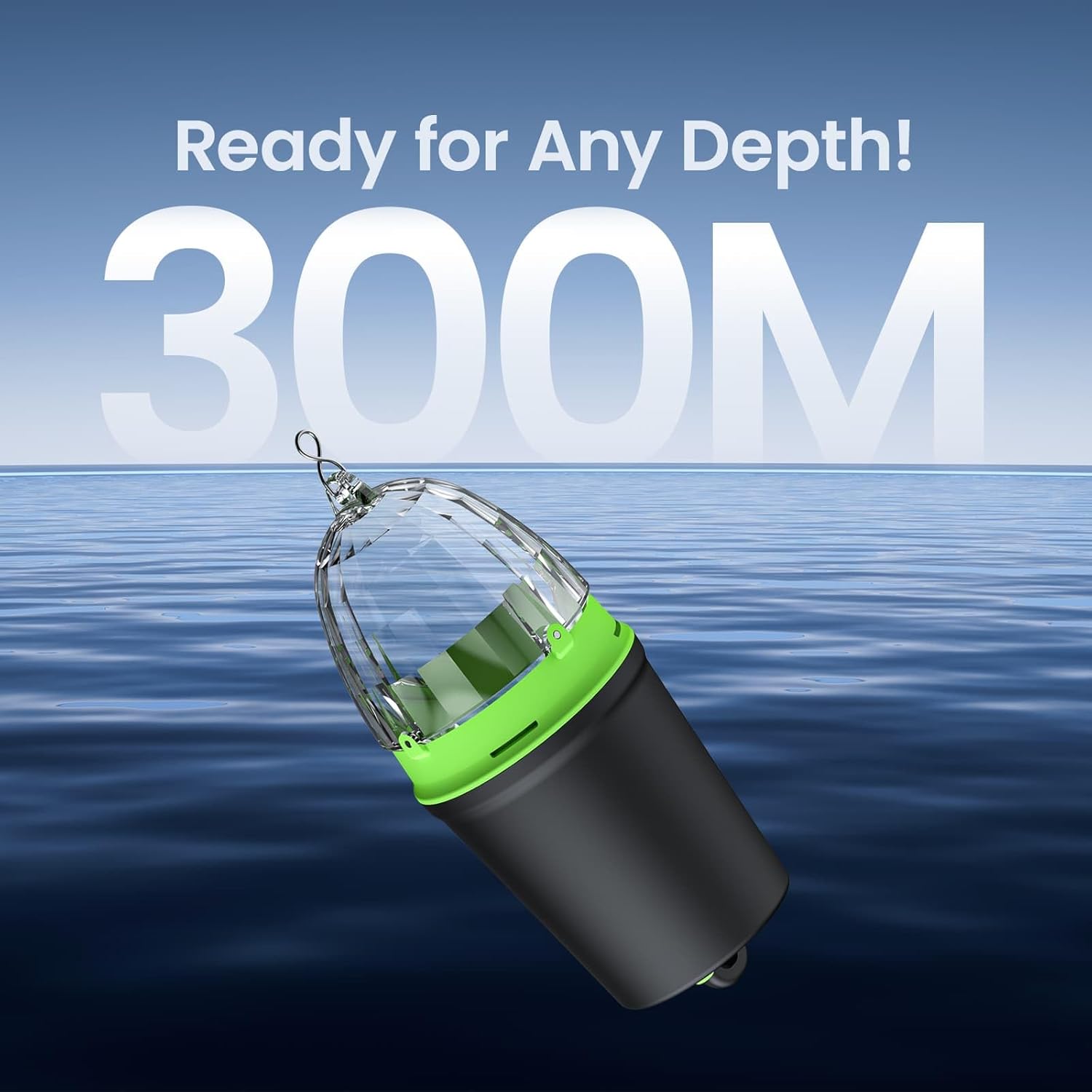 Fishing Boat Navigation Light - スマートフィッシングライト - 集魚灯 300M防水水中フィッシングライト LEDナイトフィッシングライト、鯉、ナマズ、ハタ、アンバージャック、スヌーク、バス、ストライパーなどの集魚用ライト