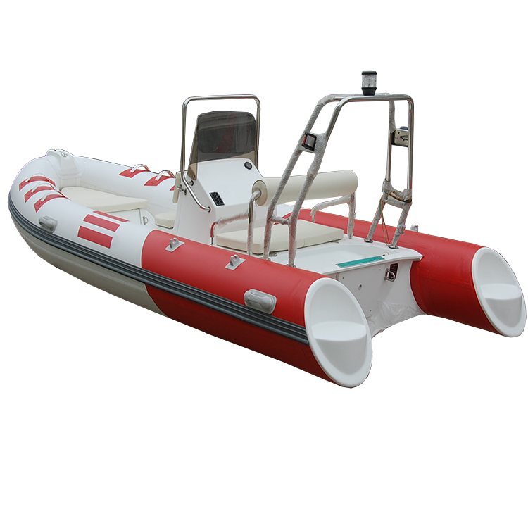 Fishing Boat Fiberglass - Zhenbo 480 ハードボトムフィッシングハイパロンインフレータブル手漕ぎボート半硬質グラスファイバー船体ヨット