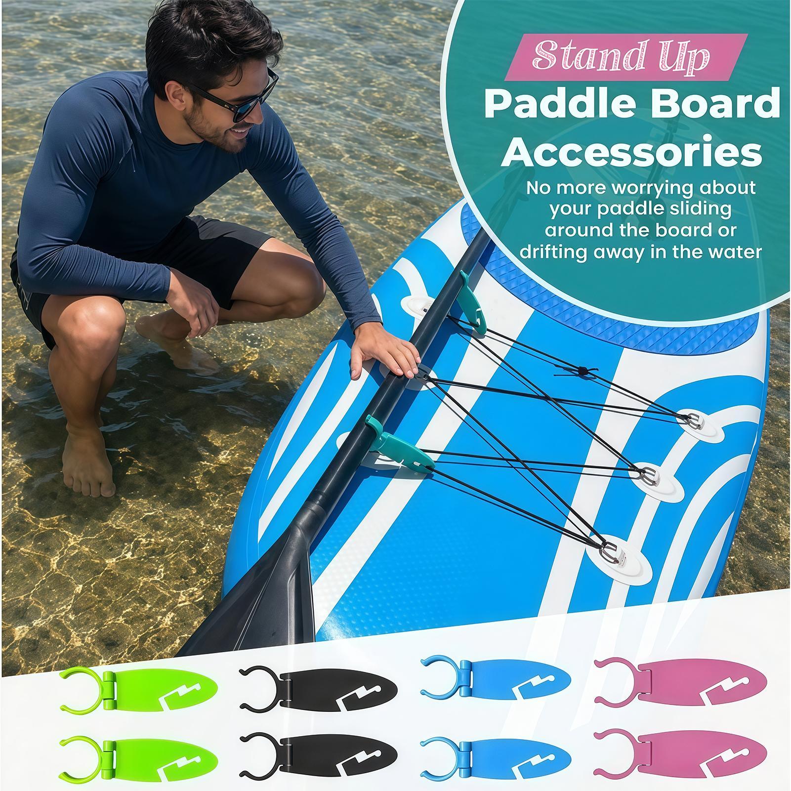 Fishing Boat Oar - 2個入りパドルボードカップホルダー、滑り止めユニバーサルマウント（SUP用）、防水ドリンクホルダー（カヤック、カヌー、釣り用）、調整可能なベース
