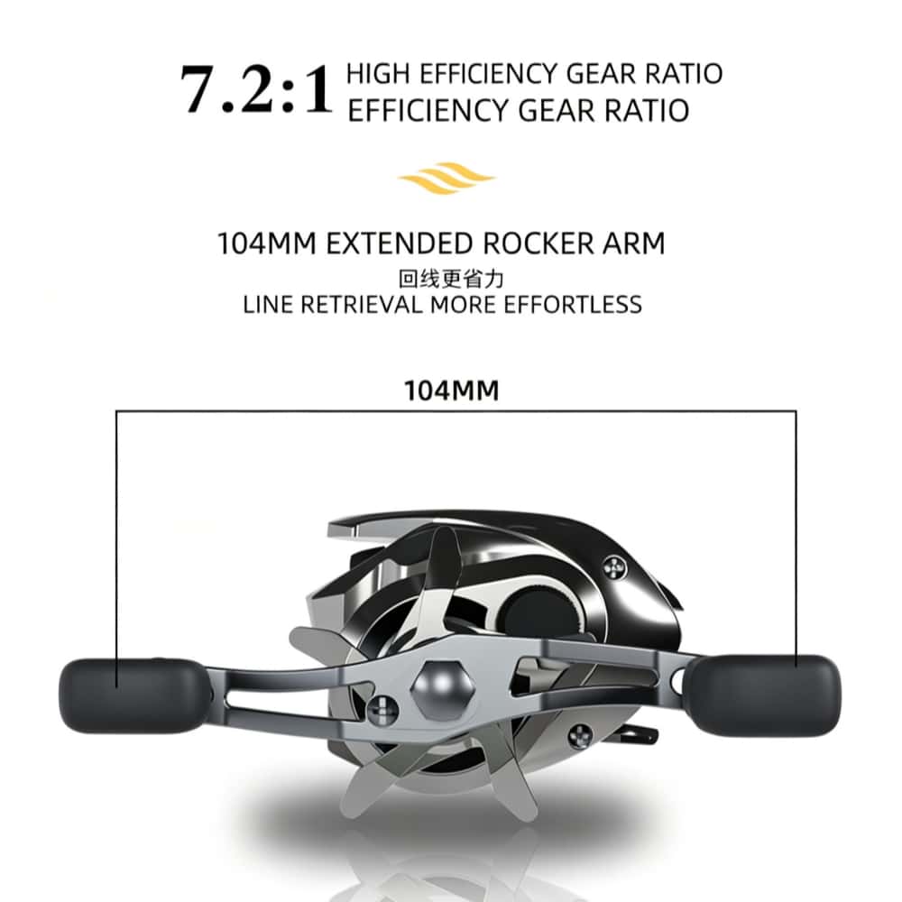 新しいオクマ釣りリール 7.2:1 ウォータードロップホイー - Kastking Reel Zephyr のレビューと価格