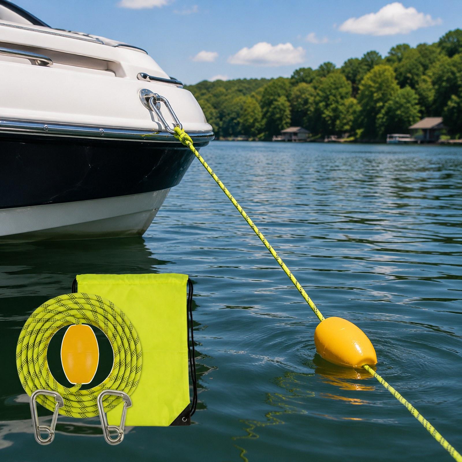 耐久性のあるカヤック牽引ロープ、小型ボート、釣り、アウトドア - Fishing Boat Anchor のレビューと価格