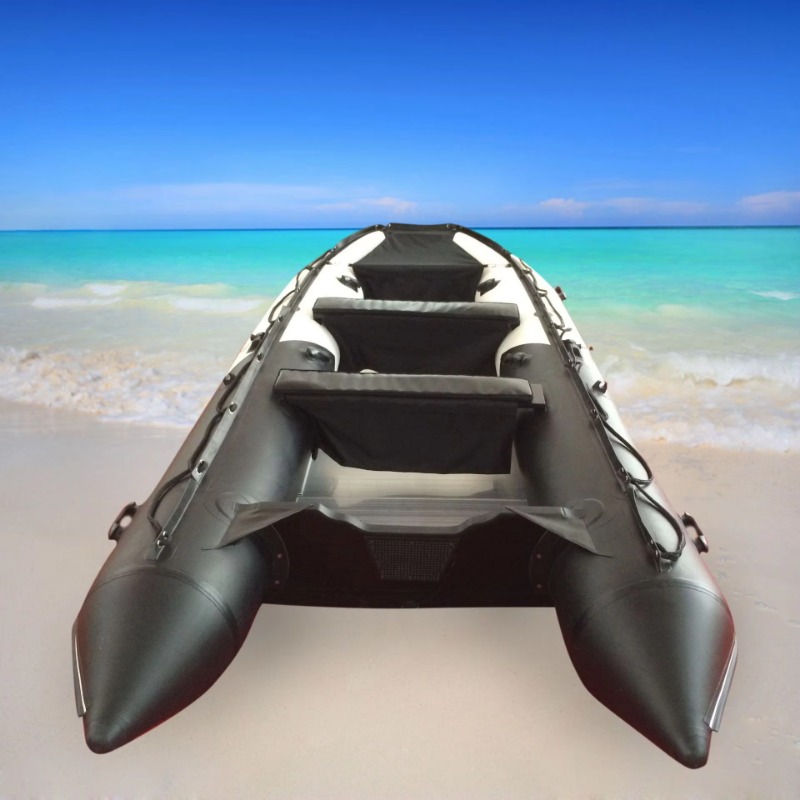 厚みのあるPVC素材の4.7m 9人乗りレスキューカヌー、ア - Fishing Boat Seat のレビューと価格