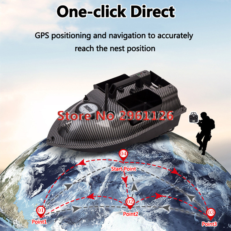 GPSリターンクルーズRCフィッシングベイトボート 3ホッパ - Fishing Boat Gps のレビューと価格
